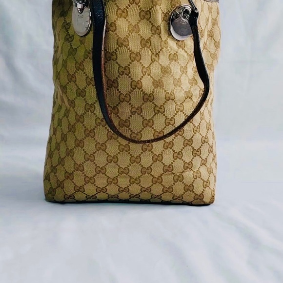Preloved Authentic Gucci canvas Eclipse beige - Picture 3 of 10